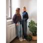 Preview: Viskose-Twill mit kleinem Unisex-Muster